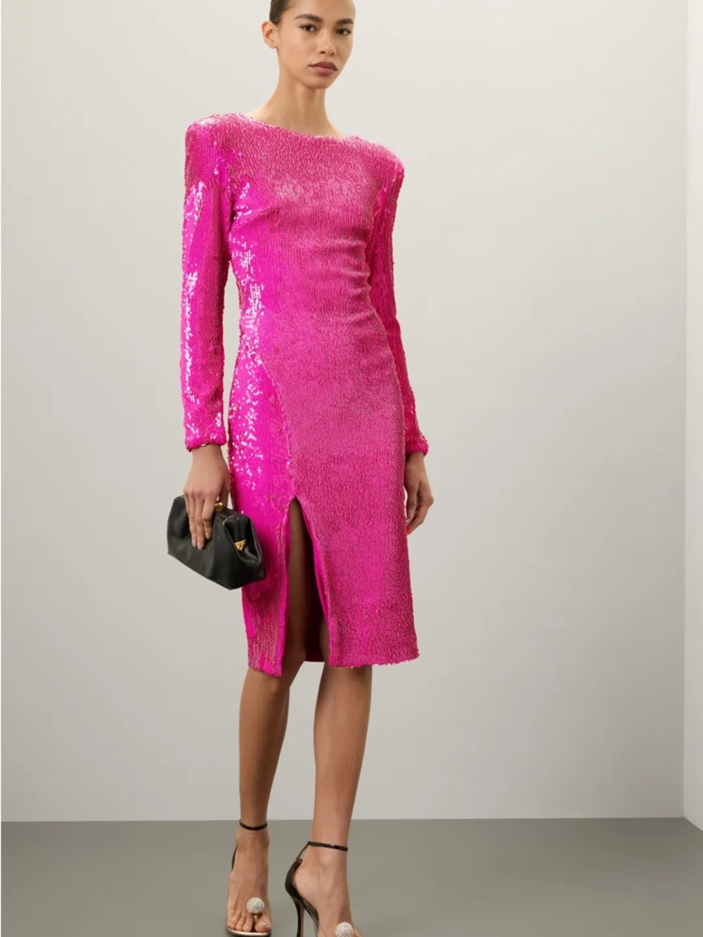 Dress the Population Natalie Dress Pink Sequins